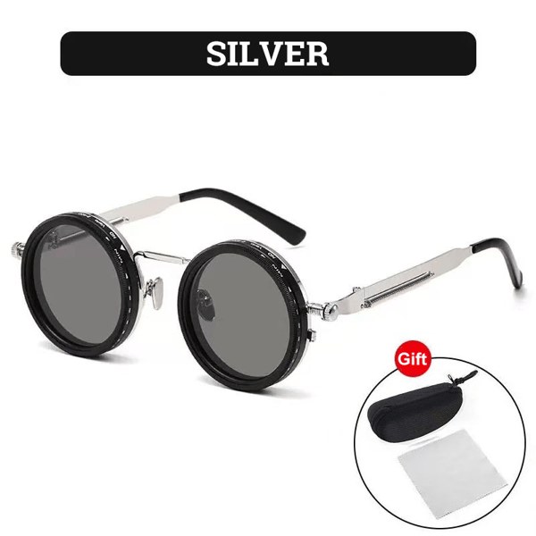 ShadeFlex – Adjustable Tint Retro Round Polarized Sunglasses