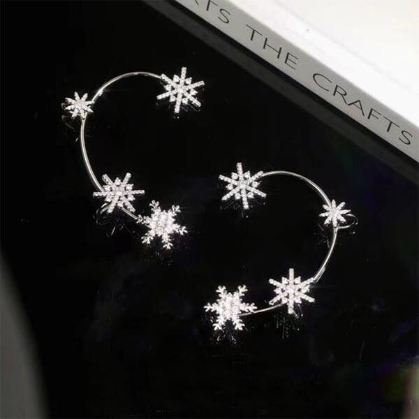 🎅New Year Diamond And Zirconia Earrings Without Holes