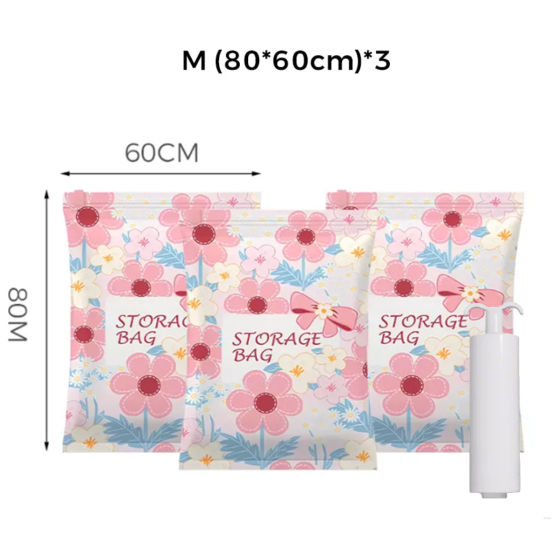 AeroSeal – Space-Saving Vacuum Storage Bags with Electric Pump