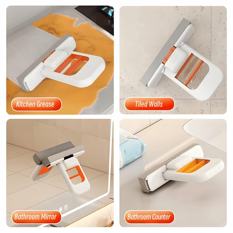 SwiftWipe – Compact Foldable Desktop Mop