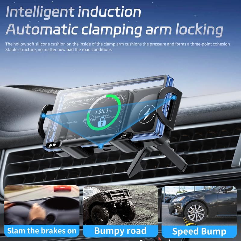ChargeGrip – 15W Wireless Car Mount