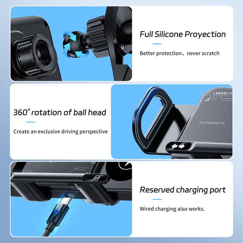 ChargeGrip – 15W Wireless Car Mount