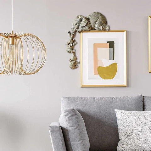 TrunkCharm – Handcrafted Elephant Sitter Decor