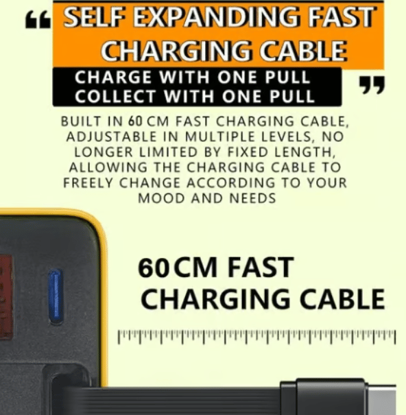 PowerFlex | 3-in-1 Retractable Fast Charger