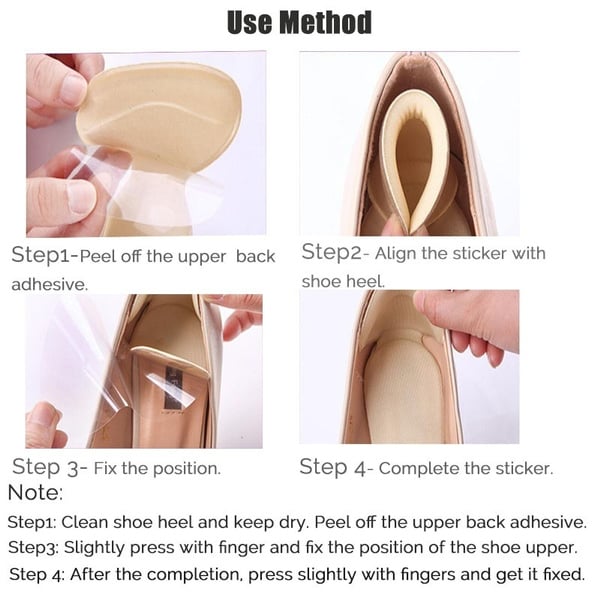 LiftLuxe – Invisible Heel Cushioning Pads