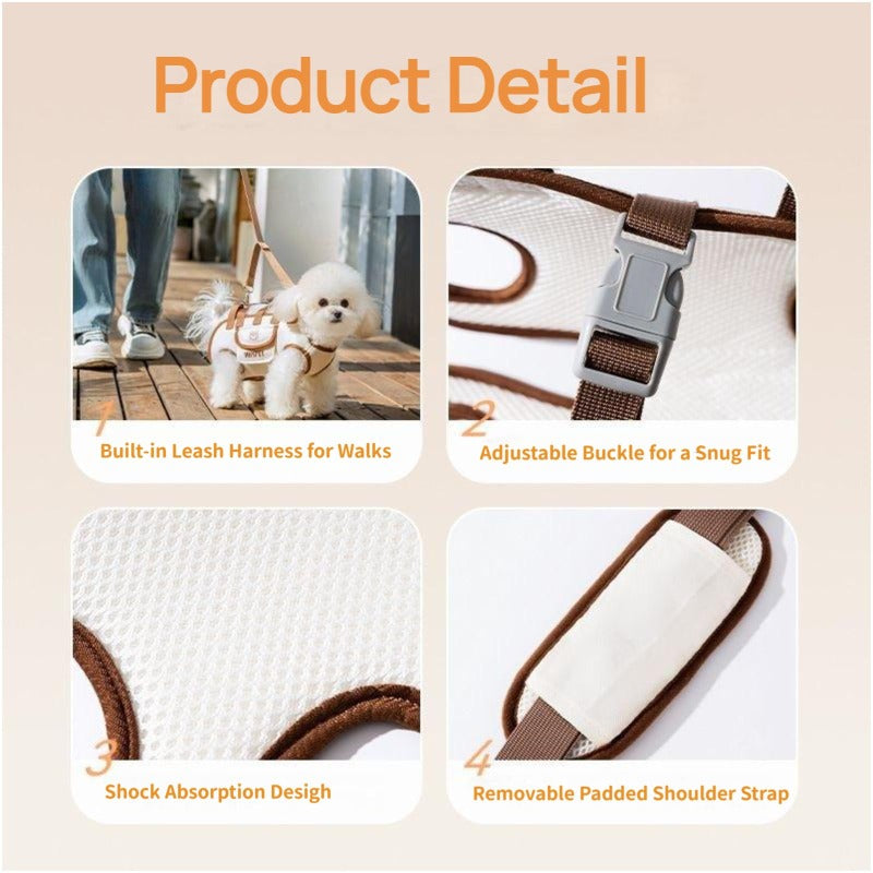 PawPort – Crossbody Pet Carrier Harness