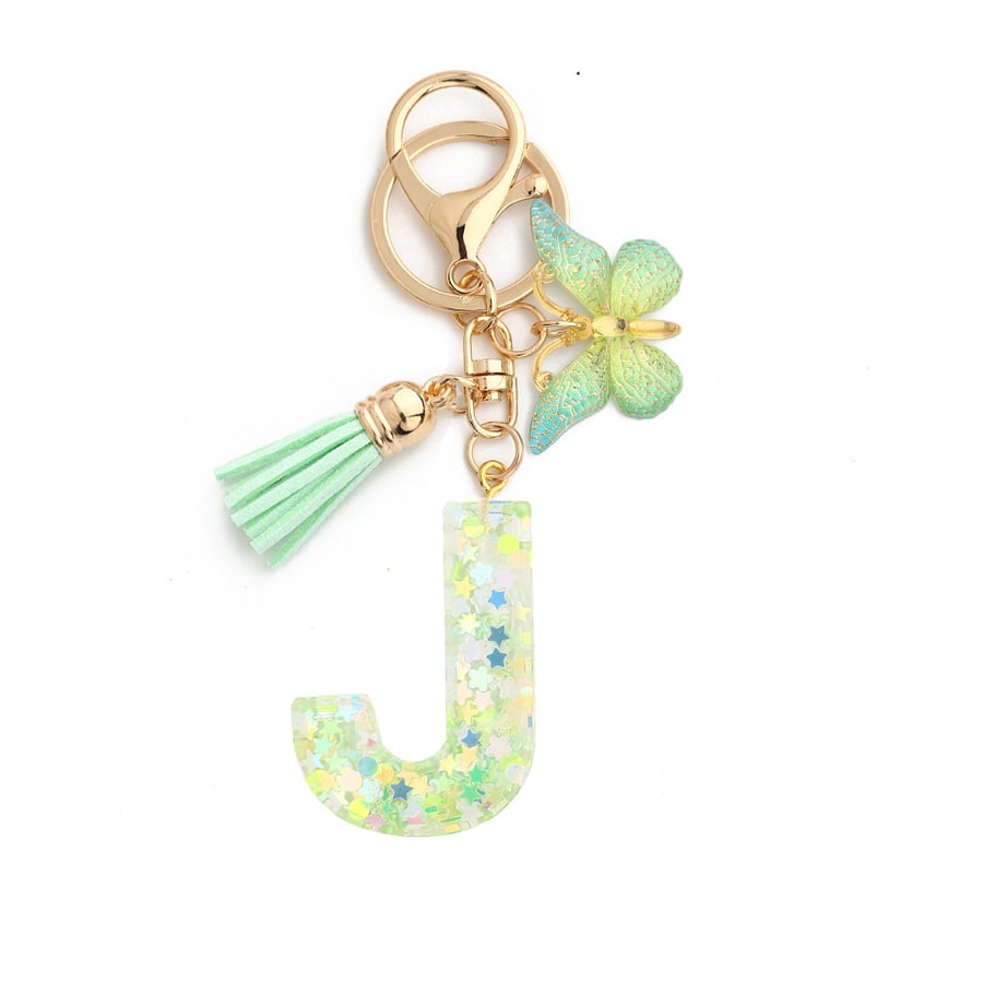 CharmKey – Personalized Initial Letter Keychain