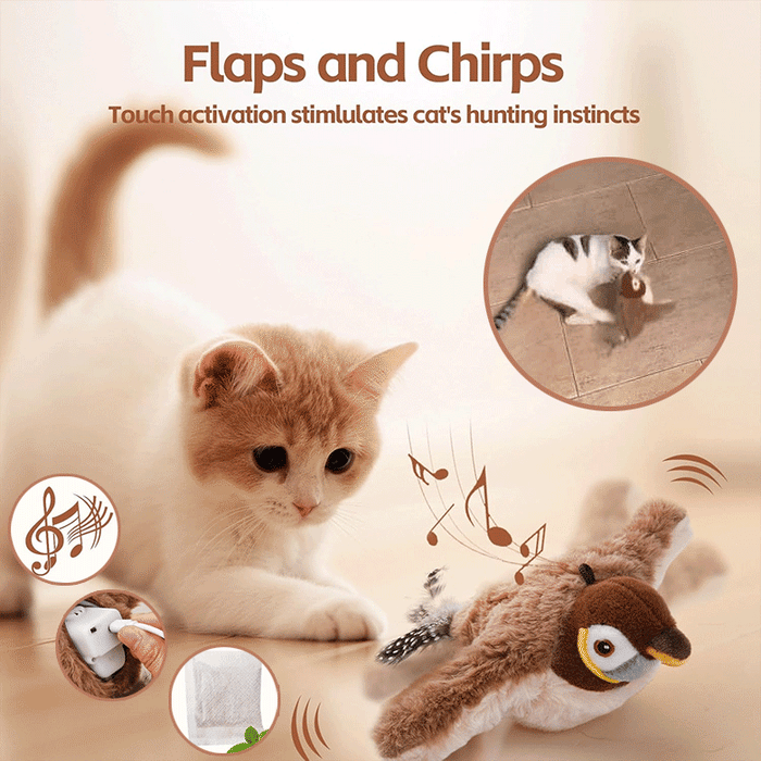 ChirpMate – Interactive Chirping Bird Cat Toy