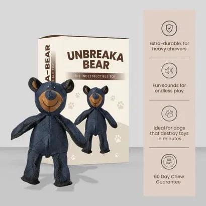 ToughBear – Durable Chew Toy for Aggressive Dogs