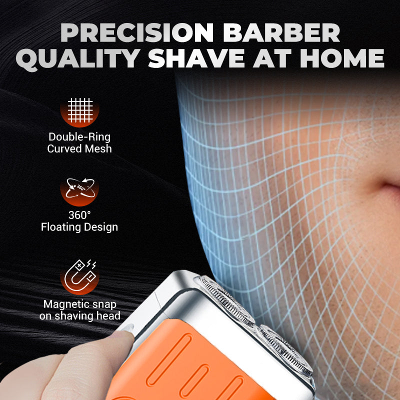 SmoothEdge – Compact Rotary Electric Shaver for Men