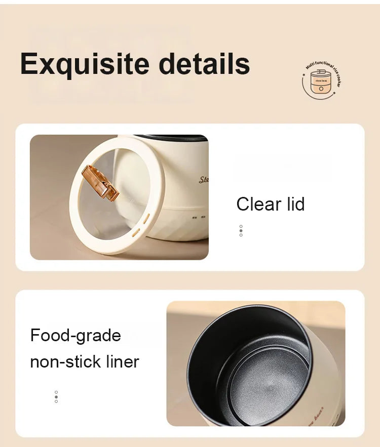 CookEase – Multifunctional Electric Mini Cooker
