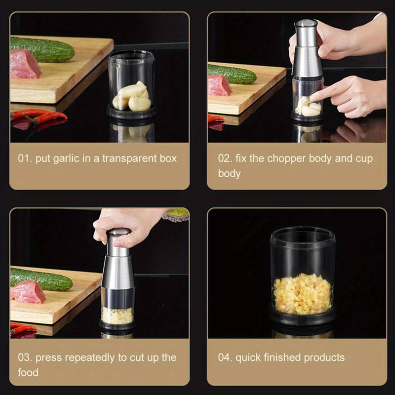 SteelCrush - Heavy-Duty Garlic & Food Chopper