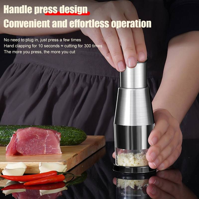 SteelCrush - Heavy-Duty Garlic & Food Chopper