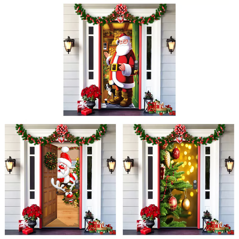 SantaEntry - Quick-Fit Christmas Door Magic Transformation