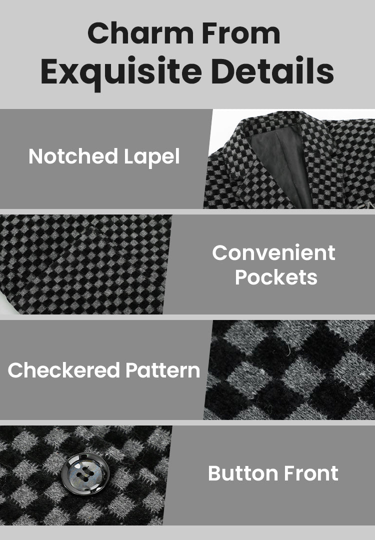 EliteForm – Slim-Fit Men’s Casual Blazer