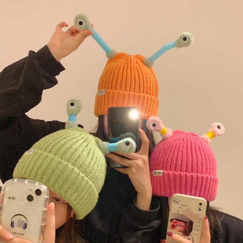 NightPuff - Adorable Knit Hat For Cold Nights