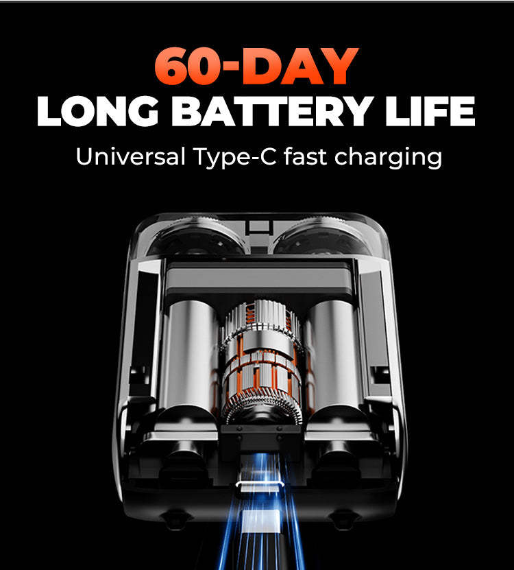 SmoothEdge – Compact Rotary Electric Shaver for Men