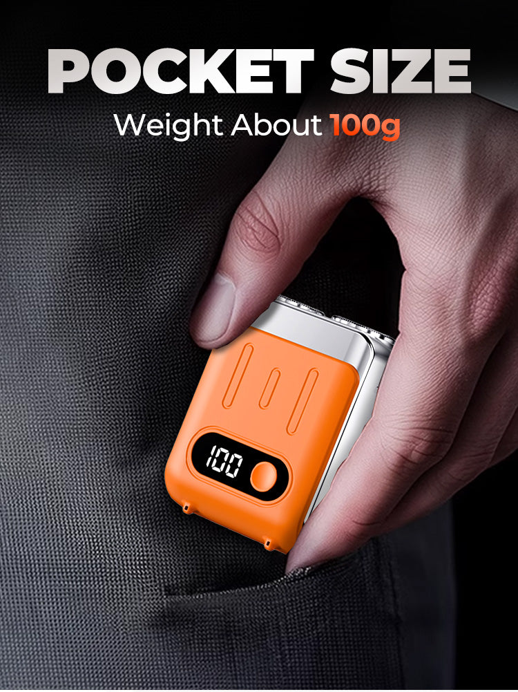 SmoothEdge – Compact Rotary Electric Shaver for Men