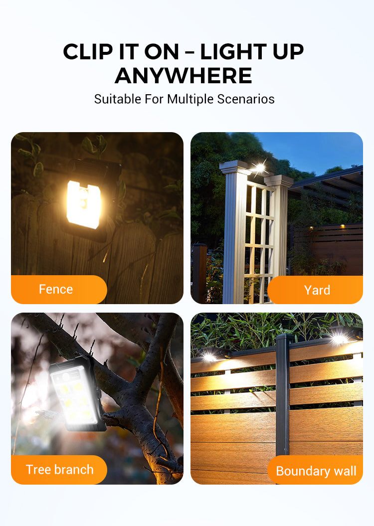 EcoGlow – Solar Motion Clip Light
