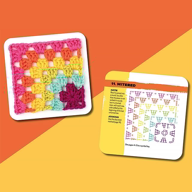 StitchCraft – Granny Square Crochet Card Set