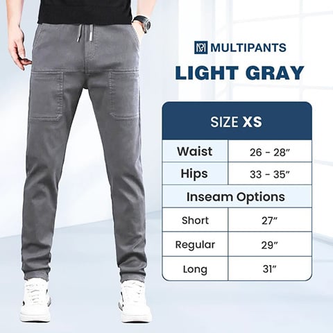 MultiPants – Durable Multi Pocket Stretch Cargo Pants