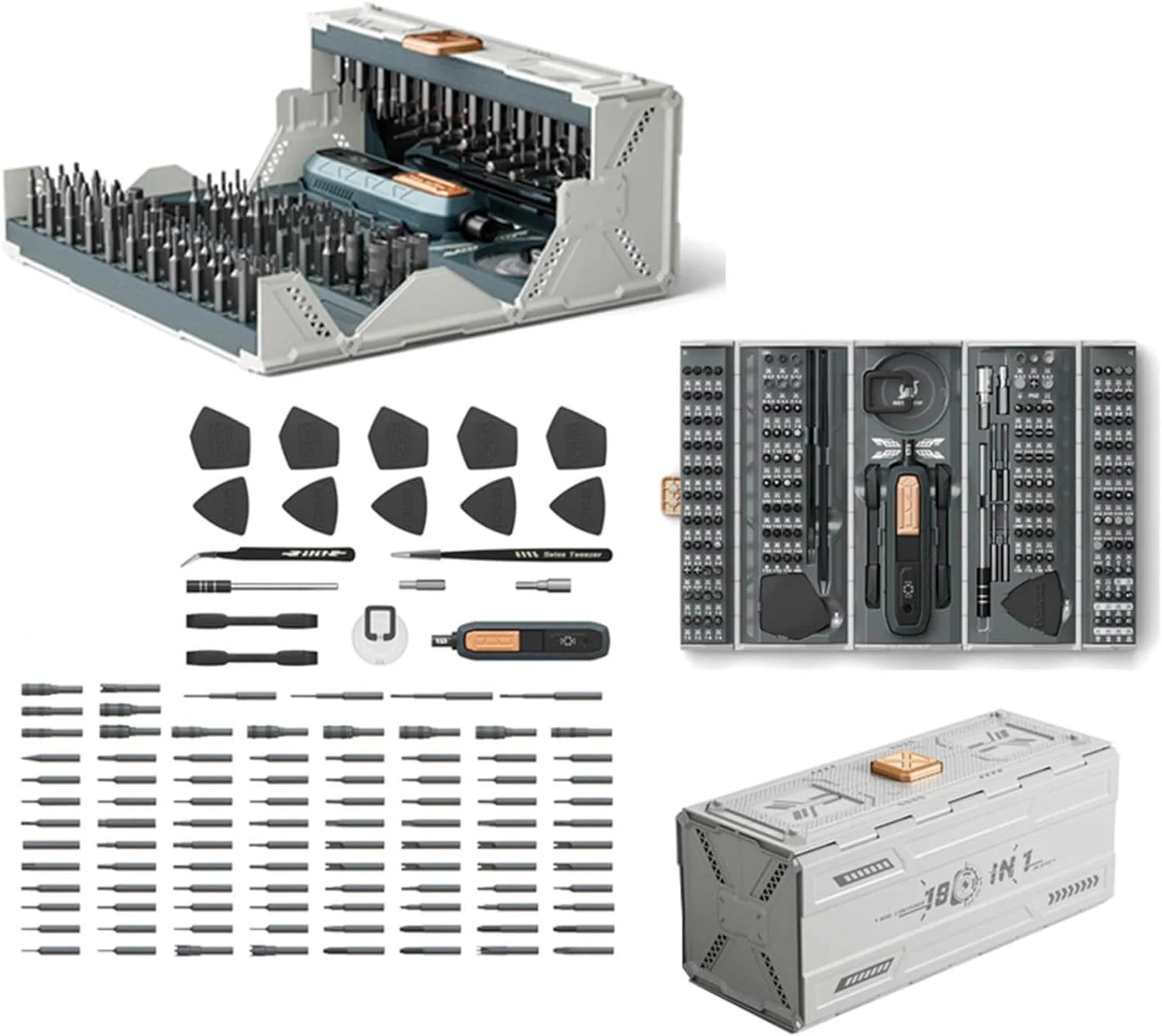 MegaFix – 180 in 1 Professional Screwdriver Tool Kit