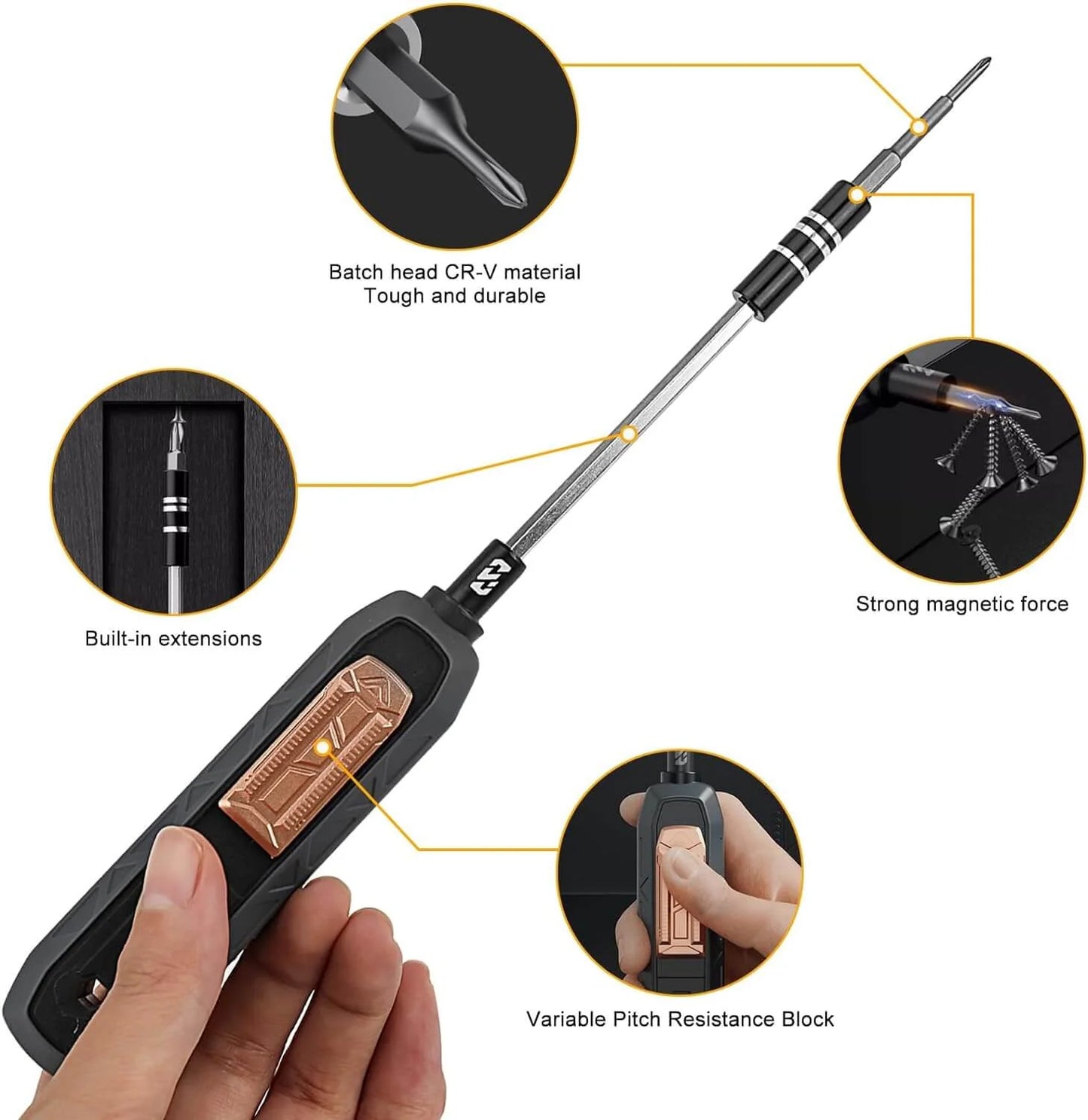 MegaFix – 180 in 1 Professional Screwdriver Tool Kit