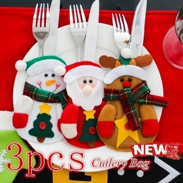 FestivePouch – Christmas Cutlery Holder Pocket