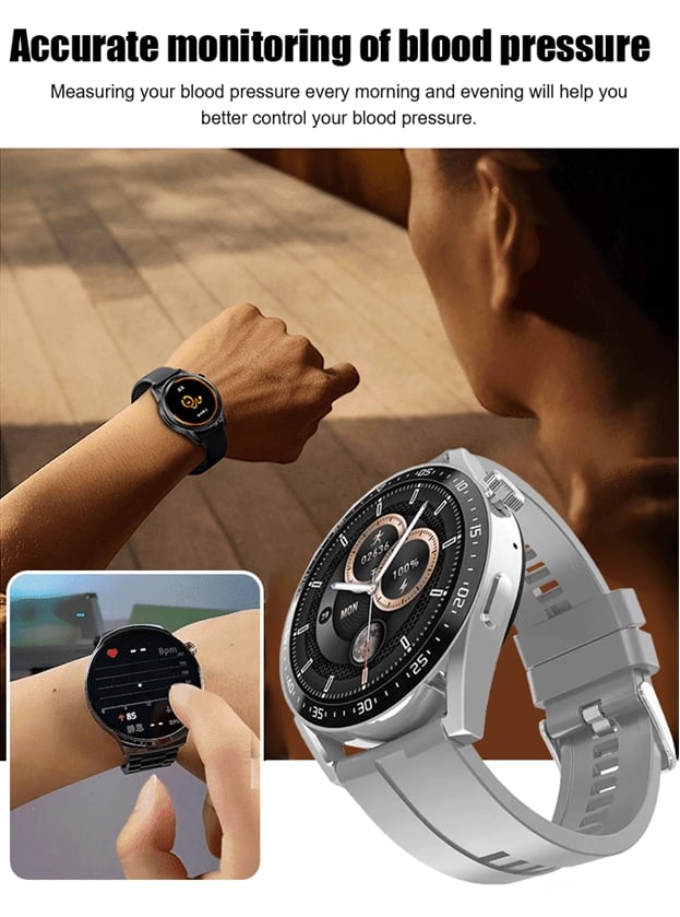 VitaTrack – Blood Glucose Monitoring Bluetooth Watch