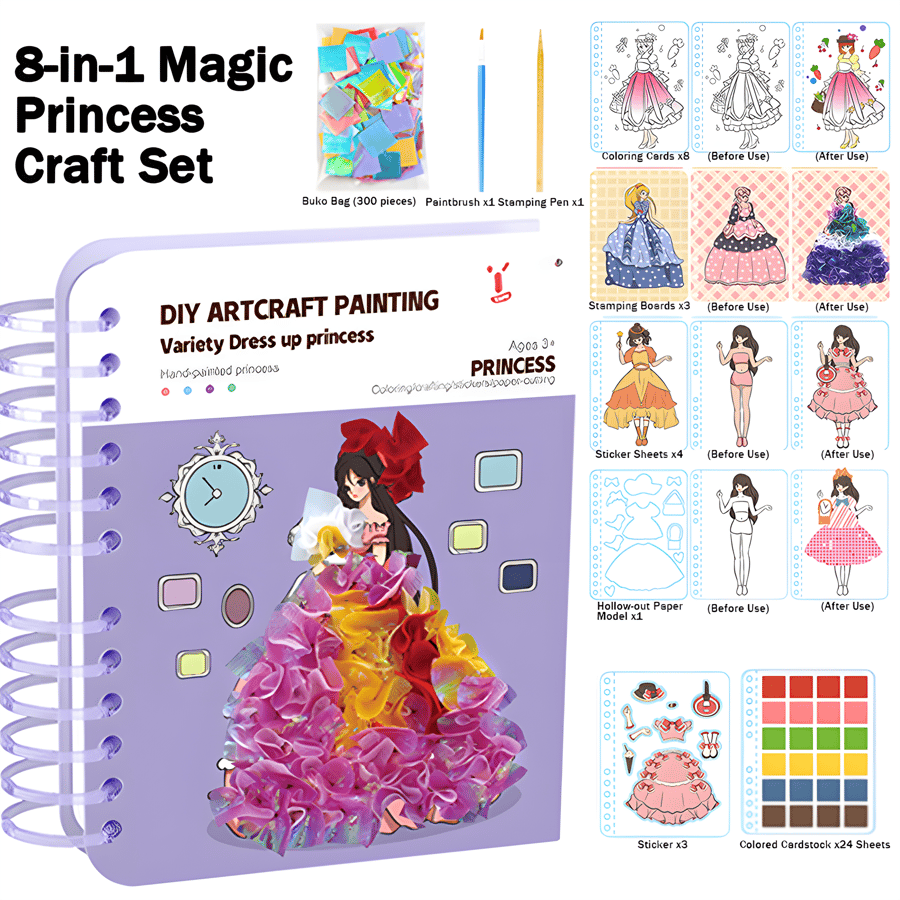 SparkleCastle – Magic Princess Craft Kit