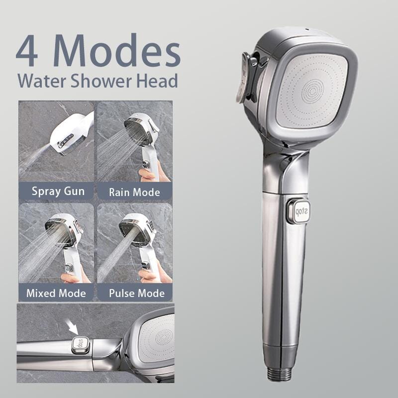MistMode – Adjustable 4-Setting High Pressure Shower Head
