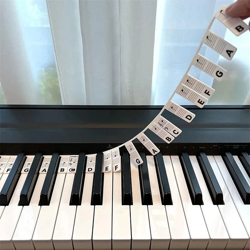 KeyMark – Removable Piano Note Labels
