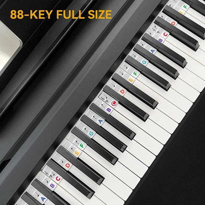 KeyMark – Removable Piano Note Labels