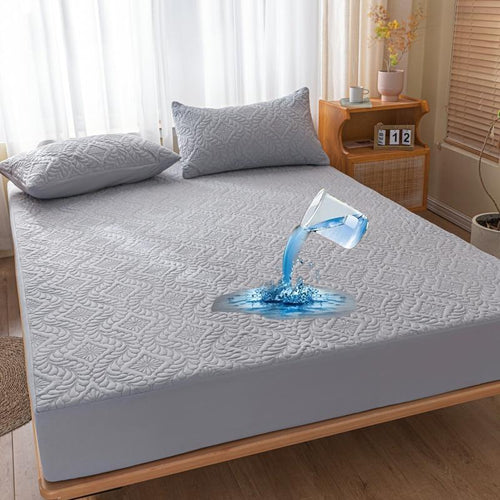 SleepHaven – TripleShield Quilted Mattress Protector