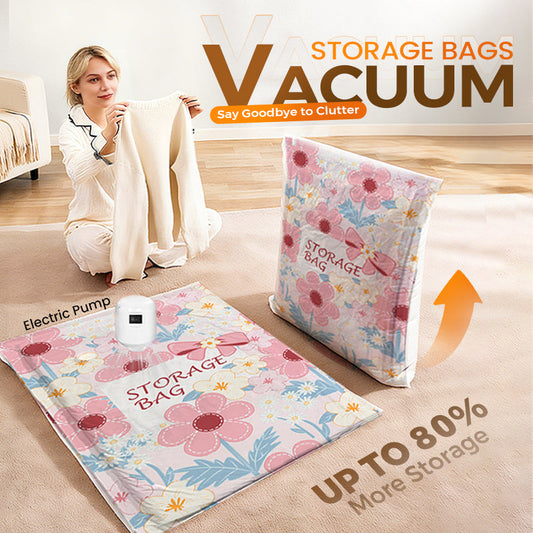 AeroSeal – Space-Saving Vacuum Storage Bags with Electric Pump