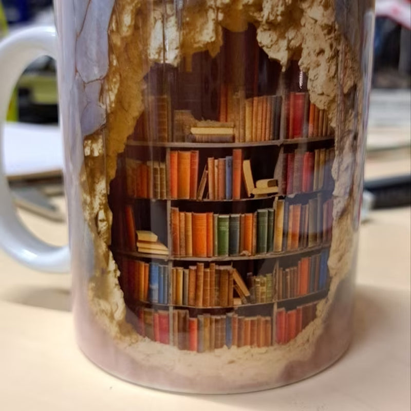 BookSip – 3D Bookshelf Mug