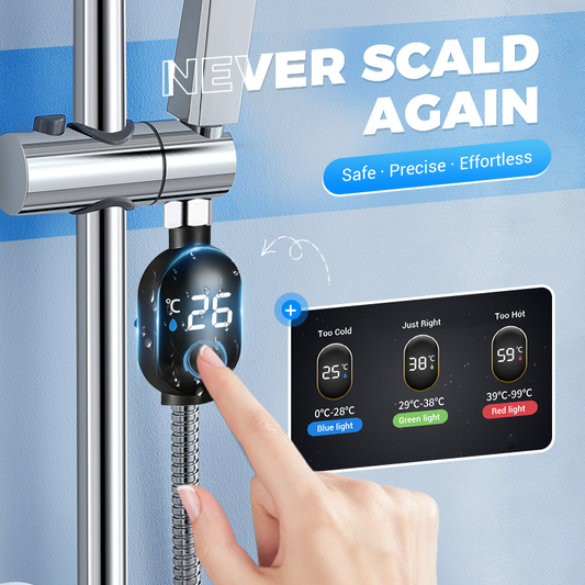 ThermoFlow – Waterproof Shower Thermometer with Real-Time Temperature