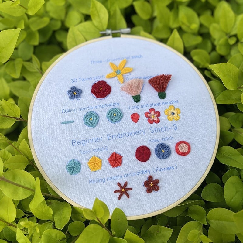 StitchBloom – Beginner’s Embroidery Kit for Creative Expression