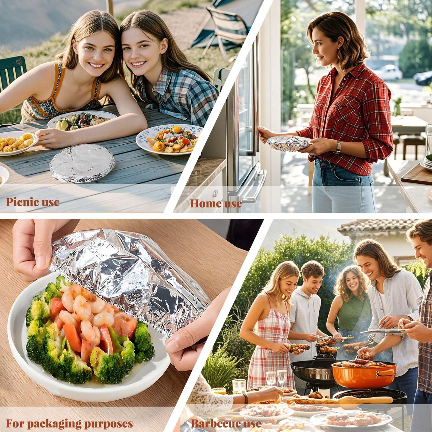 EcoFoil – Reusable Aluminum Food Covers