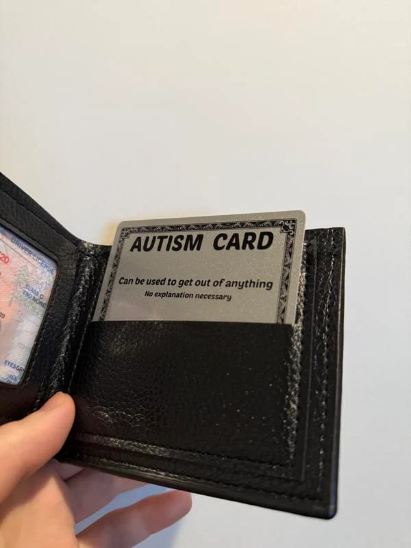 HonestMoment – Funny Autism Pass Card