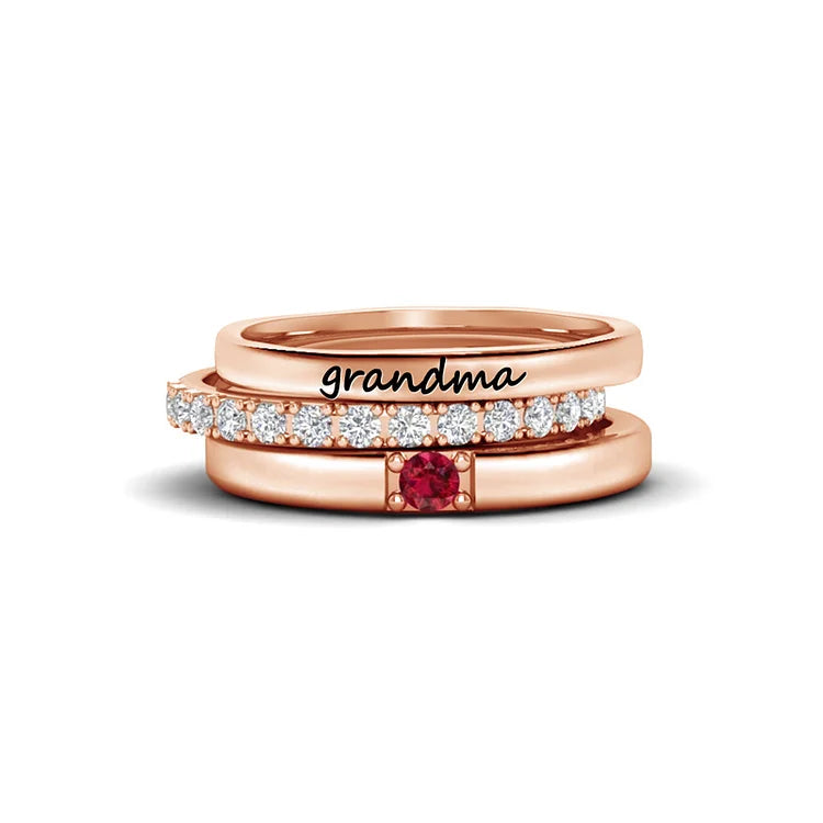 EternaGem – Custom Family Birthstone Ring