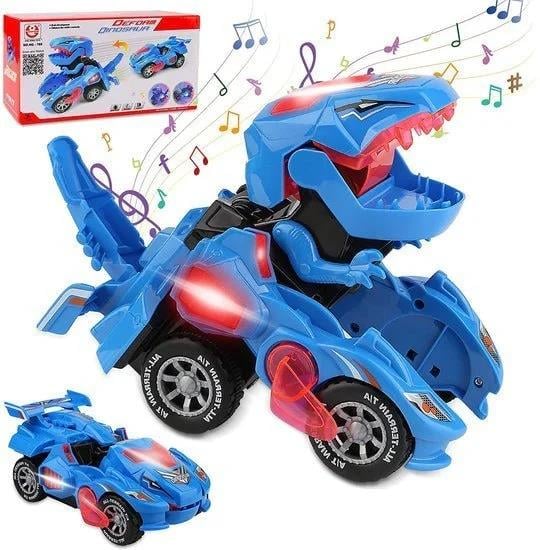 DinoRacer – LED Transforming Beast Car