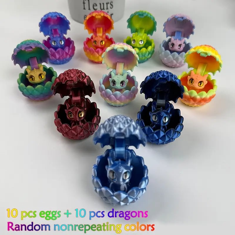 SkyDrakes – 20-Piece Mini Dragon Egg Surprise Playset