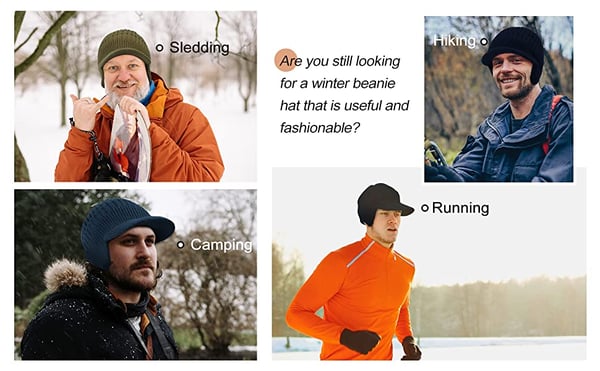 EarHug – Warm Knitted Hat with Ear Protection