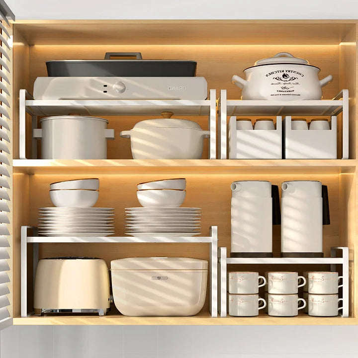 FlexaRack – Expandable Telescopic Countertop Organizer