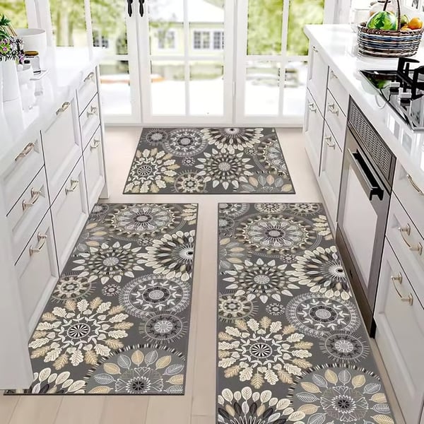 BohoEase – Washable Kitchen Rug Set of 3