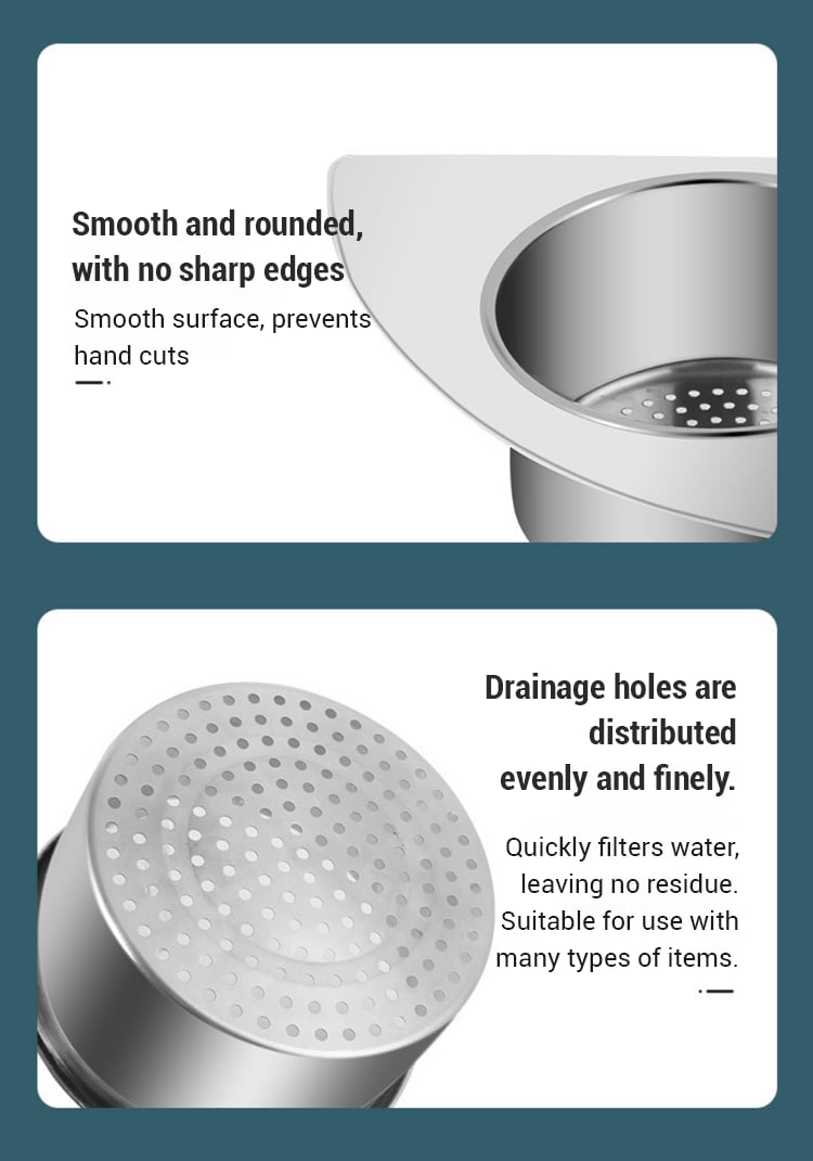 SwanDrain – Premium Stainless Steel Sink Basket