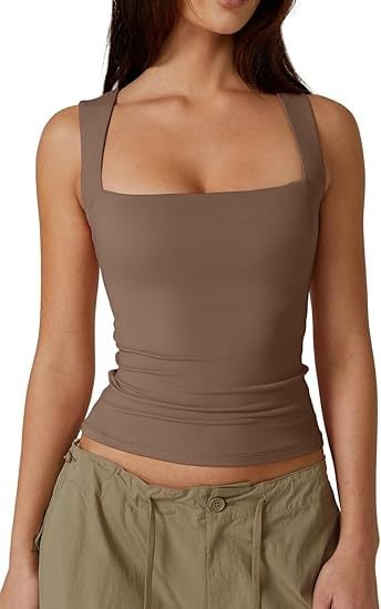 LayerLuxe - Women’s Flattering Square Neck Tank