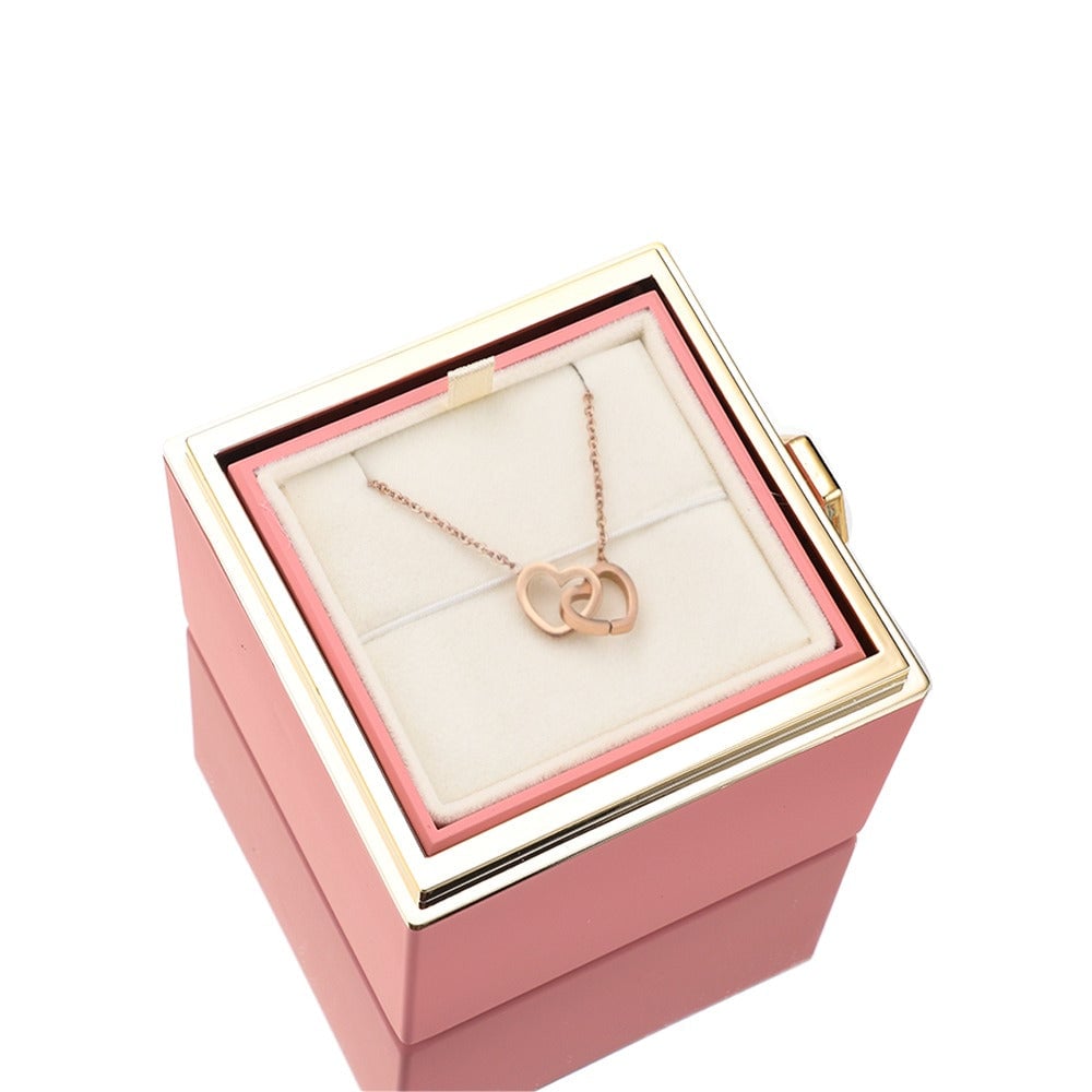 BlossomVault - Rose Treasure Box Necklace