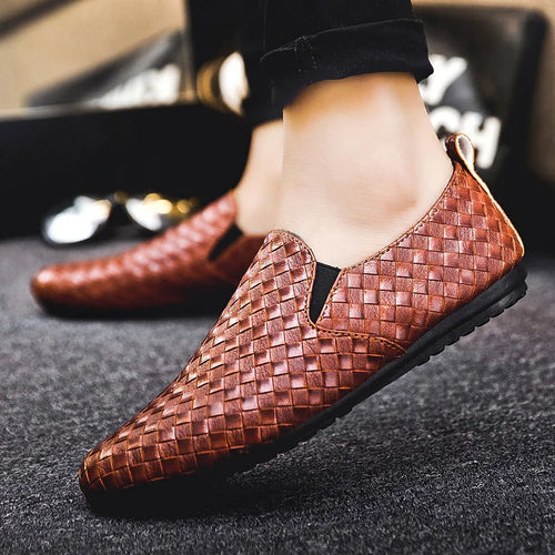Stylish Men's Slip-on Casual Soft Soled Shoes